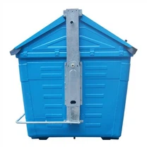 سطل زباله فلزی گالوانیزه با درب